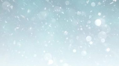 Yılbaşı teması: Karlı Sonbahar ve Kar Taneleri Arkaplan Animasyonu: Kusursuz Döngü, Tatil Mevsimleri İçin Yüksek Kaliteli Noel Animasyonu, Süreyi Kusursuz Döngü ile Kolayca Uzat