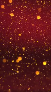 Mobil Dikey Çözünürlük 1080x1920 Pikseller, Zarif Noel Kar Tanesi ve Dikey Çözünürlüklü Kar Taneleri Döngüsü, Dikey Çözünürlük Mobil Videolar için harika çalışır, her süre için kolaylıkla döngüye girer, Noel, Yeni Yıl, Kış Promosyonları İçin Uygun