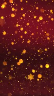 Mobil Dikey Çözünürlük 1080x1920 Pikseller, Zarif Noel Kar Tanesi ve Dikey Çözünürlüklü Kar Taneleri Döngüsü, Dikey Çözünürlük Mobil Videolar için harika çalışır, her süre için kolaylıkla döngüye girer, Noel, Yeni Yıl, Kış Promosyonları İçin Uygun