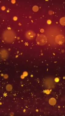 Mobil Dikey Çözünürlük 1080x1920 Pikseller, Zarif Noel Kar Tanesi ve Dikey Çözünürlüklü Kar Taneleri Döngüsü, Dikey Çözünürlük Mobil Videolar için harika çalışır, her süre için kolaylıkla döngüye girer, Noel, Yeni Yıl, Kış Promosyonları İçin Uygun