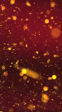 Mobil Dikey Çözünürlük 1080x1920 Pikseller, Zarif Noel Kar Tanesi ve Dikey Çözünürlüklü Kar Taneleri Döngüsü, Dikey Çözünürlük Mobil Videolar için harika çalışır, her süre için kolaylıkla döngüye girer, Noel, Yeni Yıl, Kış Promosyonları İçin Uygun