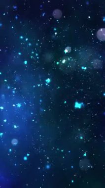 Mobil Dikey Çözünürlük 1080x1920 Pikseller, Noel Sihirli Kar Taneleri ve Kar Taneleri Kusursuz Döngü Arkaplanı, Dikey Çözünürlük Mobil Videolar için harika, Yeni Yıl, Kış Promosyonları için uygun