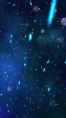 Mobil Dikey Çözünürlük 1080x1920 Pikseller, Noel Sihirli Kar Taneleri ve Kar Taneleri Kusursuz Döngü Arkaplanı, Dikey Çözünürlük Mobil Videolar için harika, Yeni Yıl, Kış Promosyonları için uygun