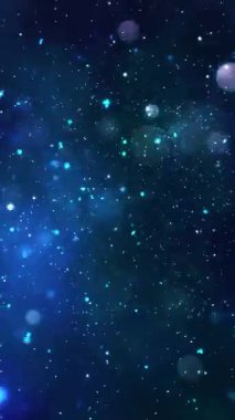 Mobil Dikey Çözünürlük 1080x1920 Pikseller, Noel Sihirli Kar Taneleri ve Kar Taneleri Kusursuz Döngü Arkaplanı, Dikey Çözünürlük Mobil Videolar için harika, Yeni Yıl, Kış Promosyonları için uygun