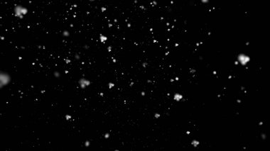 Gerçekçi Kar Düşüşü ve Kar Taneleri Arkaplan Görüntüsü, Yüksek Kaliteli Noel Karları ve Bu Tatil Mevsimleri için Kar Taneleri Arkaplanı