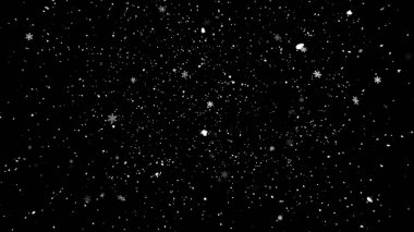 Gerçekçi Kar Düşüşü ve Kar Taneleri Arkaplan Görüntüsü, Yüksek Kaliteli Noel Karları ve Bu Tatil Mevsimleri için Kar Taneleri Arkaplanı