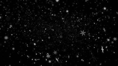 Gerçekçi Kar Düşüşü ve Kar Taneleri Arkaplan Görüntüsü, Yüksek Kaliteli Noel Karları ve Bu Tatil Mevsimleri için Kar Taneleri Arkaplanı