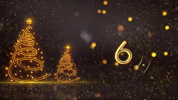 2024 Happy New Year Animation High Quality New Year Animation — стоковое видео