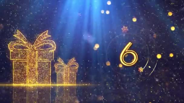 2024 Happy New Year Theme Background Animation High Quality New — Stock Video