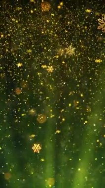 Mobil Dikey Çözünürlük 1080x1920 Pikseller, Yılbaşı Karları ve Kar Taneleri Kusursuz Döngü Arkaplanı, Dikey Çözünürlük Mobil Videolar için harika