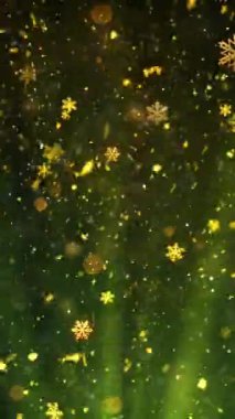 Mobil Dikey Çözünürlük 1080x1920 Pikseller, Yılbaşı Karları ve Kar Taneleri Kusursuz Döngü Arkaplanı, Dikey Çözünürlük Mobil Videolar için harika