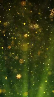 Mobil Dikey Çözünürlük 1080x1920 Pikseller, Yılbaşı Karları ve Kar Taneleri Kusursuz Döngü Arkaplanı, Dikey Çözünürlük Mobil Videolar için harika