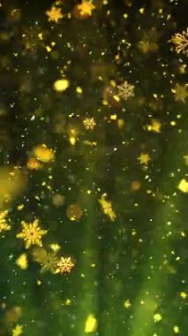 Mobil Dikey Çözünürlük 1080x1920 Pikseller, Yılbaşı Karları ve Kar Taneleri Kusursuz Döngü Arkaplanı, Dikey Çözünürlük Mobil Videolar için harika