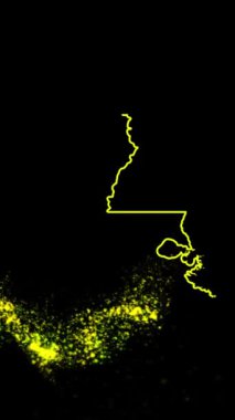 Mobil Dikey Çözünürlük 1080x1920 Pikseller, Louisiana Eyaleti Dijital Giriş Açıcı Animasyonu, Yurtsever Programlar, Turizm, Sunumlar, Teknoloji Gösterileri, Spor Etkinlikleri