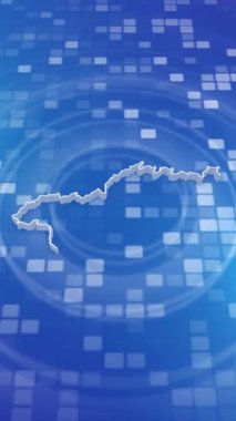 Mobil Dikey Çözünürlük 1080x1920 Pikseller, Amerikan Samoa 3D Minimal Arkaplan Haritası, Çok Amaçlı Politika, Seçimler, Seyahat, Haberler ve Spor Olayları İçin Kullanışlı