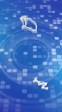 Mobil Dikey Çözünürlük 1080x1920 Pikseller, Antigua ve Barbuda 3D Minimum Arkaplan Haritası, Çok Amaçlı Politika, Seçimler, Seyahat, Haber ve Spor Olayları İçin Kullanışlı