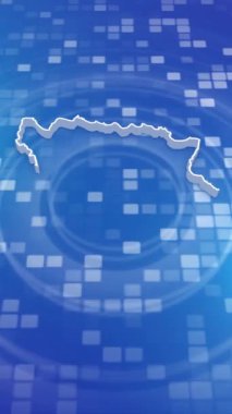 Mobil Dikey Çözünürlük 1080x1920 Piksel, Ülke 3D Minimal Arkaplan Girişi, Çok Amaçlı Politika, Seçimler, Seyahat, Haberler ve Spor Olayları İçin Kullanışlı