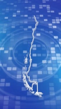 Mobil Dikey Çözünürlük 1080x1920 Piksel, Şili 3D Minimal Arkaplan Girişi, Çok Amaçlı Politika, Seçimler, Seyahat, Haberler ve Spor Olayları İçin Kullanışlı