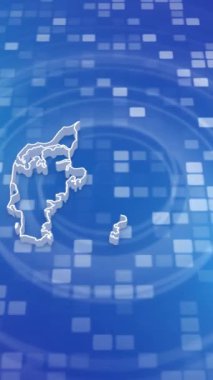 Mobil Dikey Çözünürlük 1080x1920 Piksel, Danimarka 3D Minimal Arkaplan Giriş, Çok Amaçlı Politika, Seçimler, Seyahat, Haberler ve Spor Olayları İçin Kullanışlı