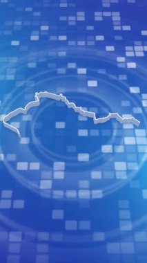 Mobil Dikey Çözünürlük 1080x1920 Piksel, Ülke 3D Minimal Arkaplan Girişi, Çok Amaçlı Politika, Seçimler, Seyahat, Haberler ve Spor Olayları İçin Kullanışlı