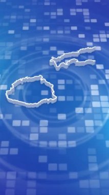 Mobil Dikey Çözünürlük 1080x1920 Pikseller, Fiji 3D Minimum Arkaplan Haritası, Çok Amaçlı Politika, Seçimler, Seyahat, Haberler ve Spor Olayları İçin Kullanışlı