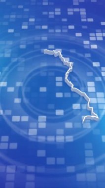 Mobil Dikey Çözünürlük 1080x1920 Piksel, Irak 3D Minimal Arkaplan Giriş, Çok Amaçlı Politika, Seçim, Seyahat, Haberler ve Spor Olayları İçin Kullanışlı