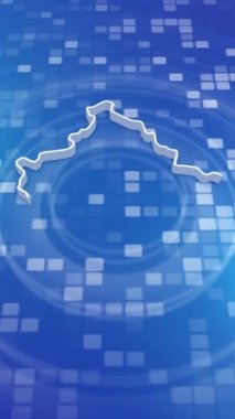 Mobil Dikey Çözünürlük 1080x1920 Piksel, Ülke 3D Minimal Arkaplan Girişi, Çok Amaçlı Politika, Seçimler, Seyahat, Haberler ve Spor Olayları İçin Kullanışlı