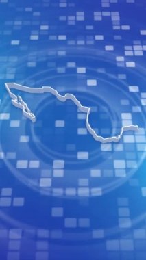 Mobil Dikey Çözünürlük 1080x1920 Piksel, Meksika 3D Minimal Arkaplan Giriş, Çok Amaçlı Politika, Seçimler, Seyahat, Haberler ve Spor Olayları İçin Kullanışlı