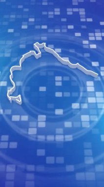 Mobil Dikey Çözünürlük 1080x1920 Piksel, Karadağ 3D Minimal Arkaplan, Çok Amaçlı Politika, Seçim, Seyahat, Haber ve Spor Olayları Konulu Giriş Haritası