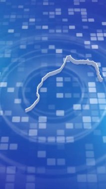 Mobil Dikey Çözünürlük 1080x1920 Pikseller, Fas 3D Minimal Arkaplan Giriş, Çok Amaçlı Politika, Seçimler, Seyahat, Haberler ve Spor Olayları İçin Kullanışlı