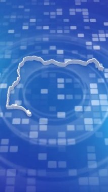 Mobil Dikey Çözünürlük 1080x1920 Pikseller, Nijerya 3D Minimal Arkaplan Haritası, Çok Amaçlı Politika, Seçimler, Seyahat, Haberler ve Spor Olayları İçin Kullanışlı