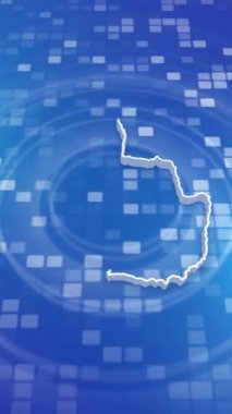 Mobil Dikey Çözünürlük 1080x1920 Piksel, Paraguay 3D Minimal Arkaplan Haritası, Çok Amaçlı Politika, Seçimler, Seyahat, Haberler ve Spor Olayları İçin Kullanışlı