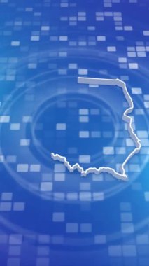 Mobil Dikey Çözünürlük 1080x1920 Piksel, Polonya 3D Minimal Arkaplan Giriş, Çok Amaçlı Politika, Seçimler, Seyahat, Haber ve Spor Olayları İçin Kullanışlı