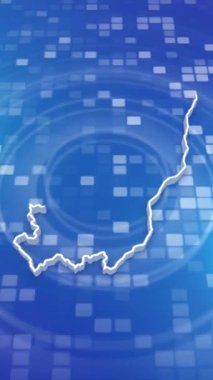 Mobil Dikey Çözünürlük 1080x1920 Pikseller, Kongo 3D Minimal Arkaplan Haritası, Çok Amaçlı Politika, Seçimler, Seyahat, Haberler ve Spor Olayları İçin Kullanışlı