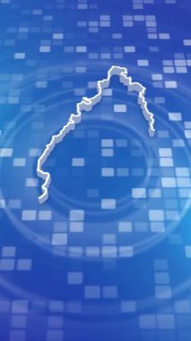 Mobil Dikey Çözünürlük 1080x1920 Pikseller, Saint Lucia 3D Minimal Arkaplan Giriş, Çok Amaçlı Politika, Seçimler, Seyahat, Haberler ve Spor Olayları İçin Kullanışlı