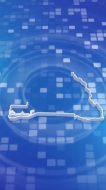 Mobil Dikey Çözünürlük 1080x1920 Pikseller, Senegal 3D Minimal Arkaplan Haritası, Çok Amaçlı Politika, Seçimler, Seyahat, Haberler ve Spor Olayları İçin Kullanışlı