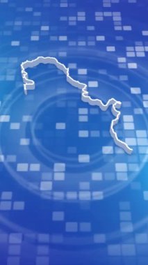 Mobil Dikey Çözüm 1080x1920 Piksel, Sırbistan 3D Minimum Arkaplan, Çok Amaçlı Politika, Seçimler, Seyahat, Haberler ve Spor Olayları Konulu Giriş Haritası