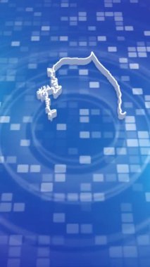 Mobil Dikey Çözünürlük 1080x1920 Piksel, Güney Kore 3D Minimal Arkaplan Giriş, Çok Amaçlı Politika, Seçim, Seyahat, Haberler ve Spor Olayları İçin Kullanışlı