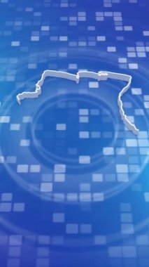 Mobil Dikey Çözünürlük 1080x1920 Piksel, Surinam 3D Minimal Arkaplan Haritası, Çok Amaçlı Politika, Seçimler, Seyahat, Haberler ve Spor Olayları İçin Kullanışlı