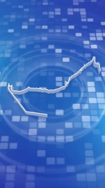 Mobil Dikey Çözünürlük 1080x1920 Piksel, Birleşik Arap Emirlikleri 3D Minimal Arkaplan Giriş, Çok Amaçlı Politika, Seçimler, Seyahat, Haber ve Spor Olayları İçin Kullanışlı