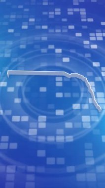 Mobil Dikey Çözünürlük 1080x1920 Piksel, Nebraska Eyaleti (ABD) Minimal Arkaplan Giriş Haritası, Çok Amaçlı Politika, Seçimler, Seyahat, Haber ve Spor Olayları İçin Kullanışlı