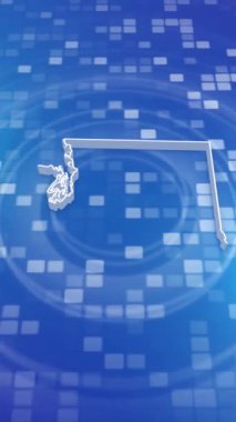 Mobil Dikey Çözünürlük 1080x1920 Pikseller, Washington Eyaleti (ABD) 3D Minimal Arkaplan Haritası, Çok Amaçlı Politika, Seçimler, Seyahat, Haber ve Spor Olayları İçin Kullanışlı