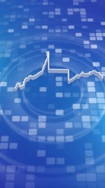 Mobil Dikey Çözünürlük 1080x1920 Pikseller, Batı Virginia Eyaleti (ABD) 3D Minimal Arka plan Giriş, Çok Amaçlı Politika, Seçimler, Seyahat, Haber ve Spor Olayları İçin Kullanışlı