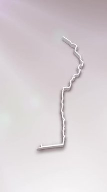 Mobil Dikey Çözünürlük 1080x1920 Piksel, Benin 3D Harita Beyaz Arkaplan Giriş, Çok Amaçlı Politika, Seçimler, Seyahat, Haberler ve Spor Olayları