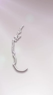 Mobil Dikey Çözünürlük 1080x1920 Piksel, Katar 3D Harita Beyaz Arkaplan Giriş, Çok Amaçlı Politika, Seçimler, Seyahat, Haberler ve Spor Olayları İçin Kullanışlı