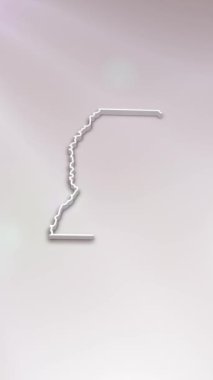 Mobil Dikey Çözünürlük 1080x1920 Pikseller, Mississippi Eyaleti (ABD) Beyaz Arkaplan Üzerine 3D Harita Giriş, Çok Amaçlı Politika, Seçimler, Seyahat, Haberler ve Spor Olayları İçin Kullanışlı