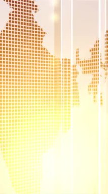 Mobil Dikey Çözünürlük 1080x1920 Piksel, Hindistan Minimal Arkaplan Haritası, Çok Amaçlı Politika, Seçim, Seyahat, Haber ve Spor Olayları İçin Kullanışlı