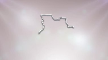 Ülke Haritasında Angola Bayrağı, Siyaset, Seçim, Seyahat, Haber ve Spor Etkinlikleri ve Sunumlar İçin Uygun 3D Harita Bayrak Açacağı