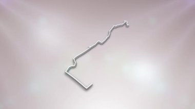 Ülke Haritasında Monako Bayrağı, Siyaset, Seçim, Seyahat, Haberler ve Spor Etkinlikleri ve Sunumlar İçin Uygun 3D Harita Açacağı