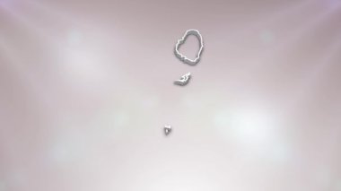 Ülke Haritasında Saint Vincent ve Grenadines Bayrağı, Siyaset, Seçimler, Seyahat, Haberler ve Spor Olayları ve Sunumlar İçin Uygun 3D Harita Açacağı